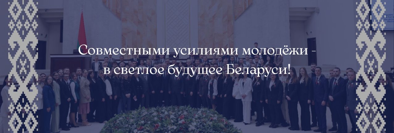 Совместными усилиями молодёжи - в светлое будущее Беларуси!